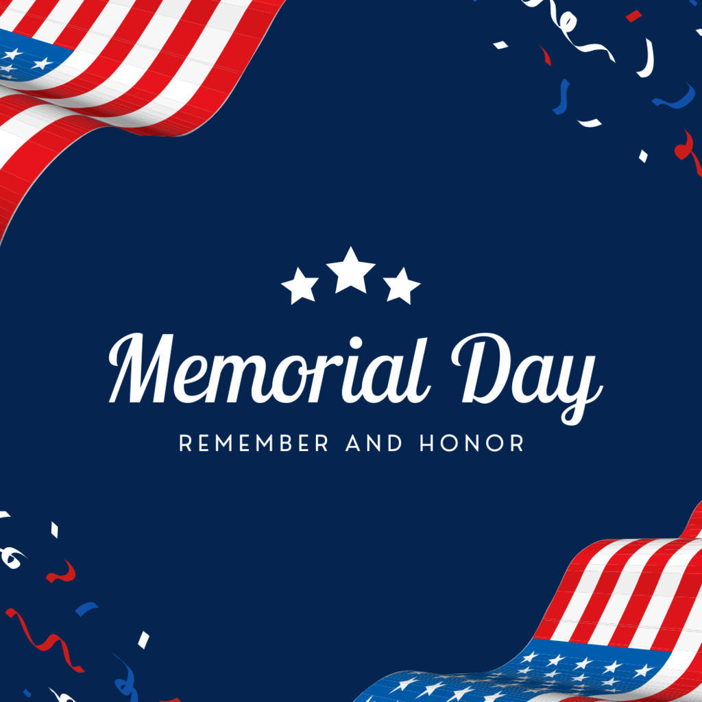 Memorial Day Remember and Honor American Flag decor
