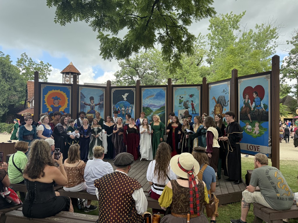  Members of Surround Sound performed 3 different times at the Bristol Renaissance Festival this past Saturday