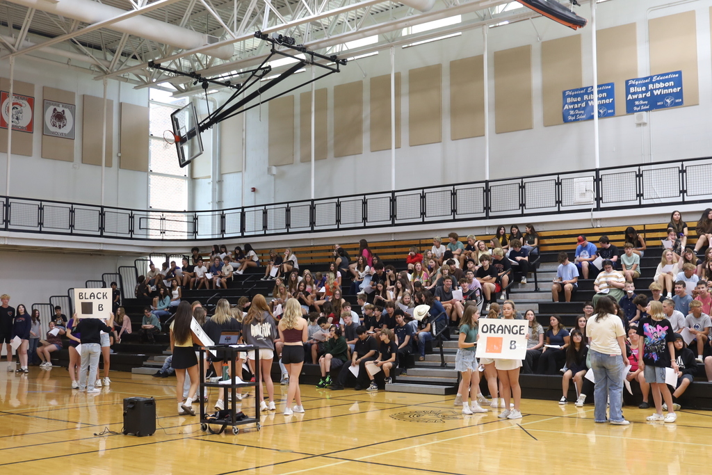 Students in the crowd