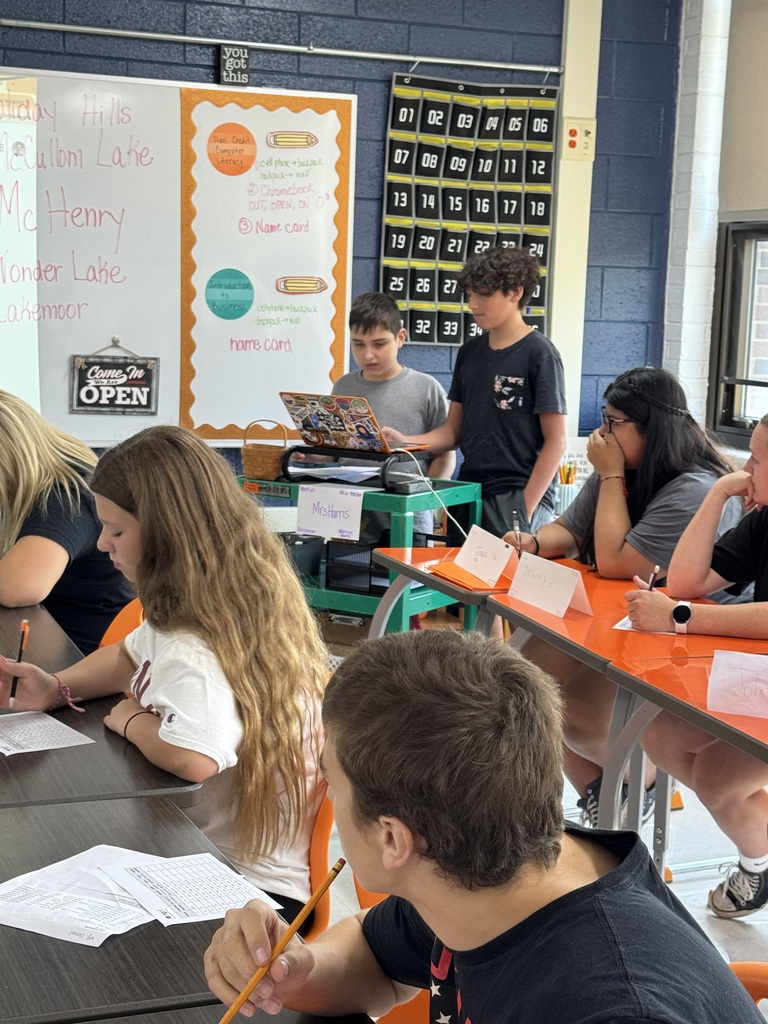 Students learning at Freshman Campus during the first week of school