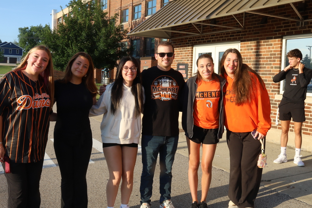 Principal Sterner and Leadership in Action Students