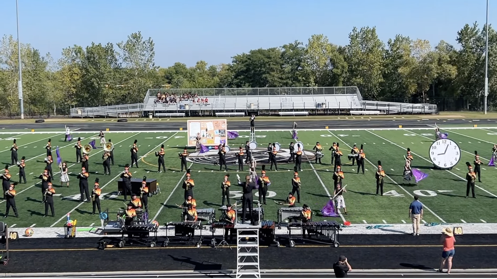 Marching Warriors earn second place at Grayslake North Marching Band Festival