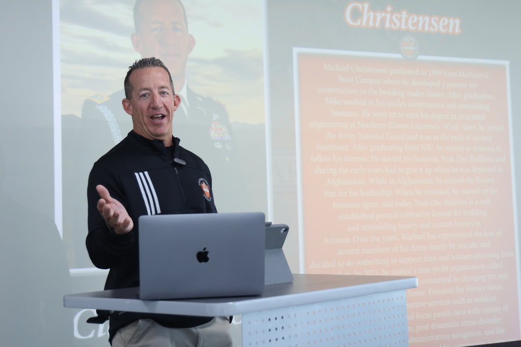 Michael Christensen speaking