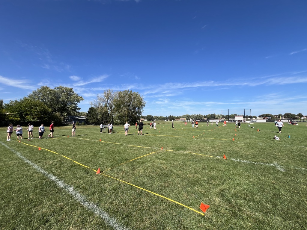 Student playing bocce ball