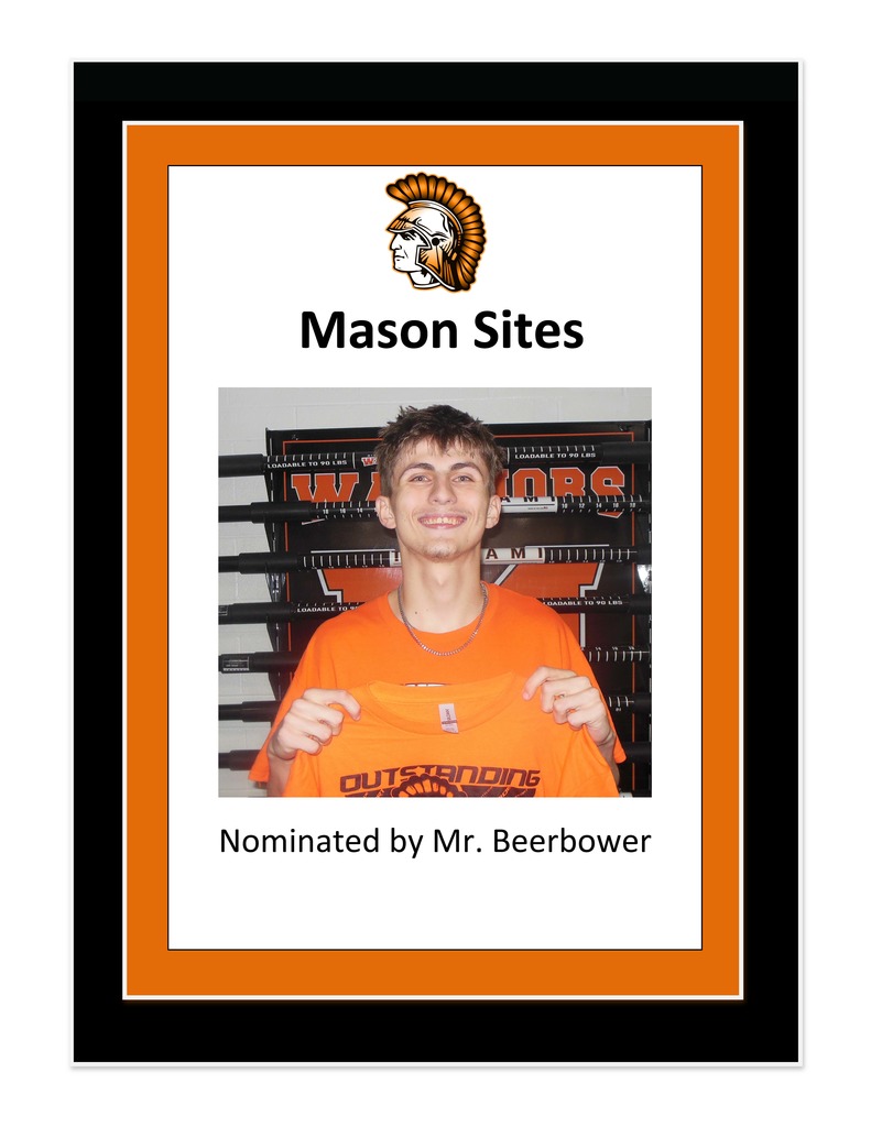 Photos of four Outstanding PE Student Award winners for first quarter 2025-2026