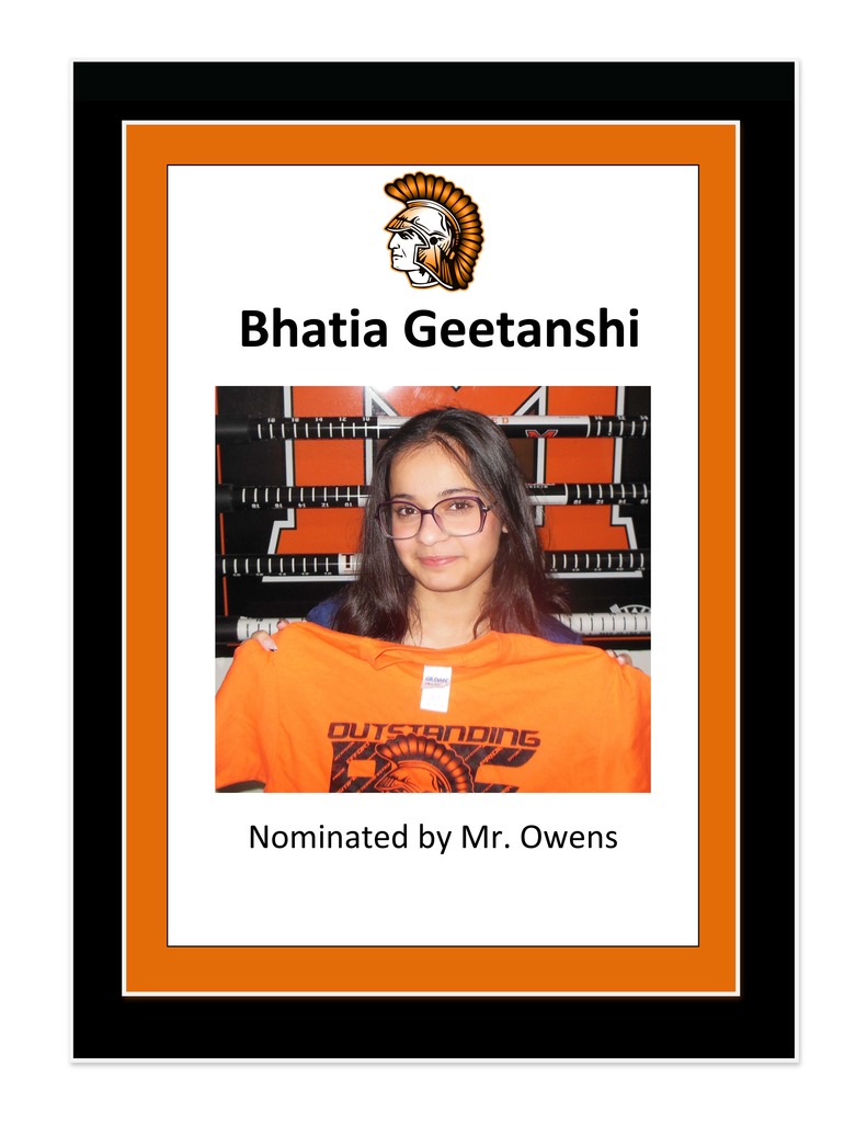 Photos of four Outstanding PE Student Award winners for first quarter 2025-2026