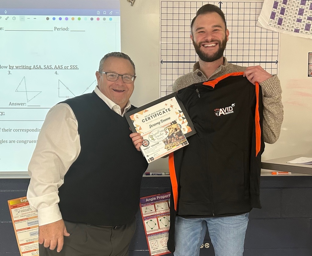 Carl, Jeremy Dunne and certificate