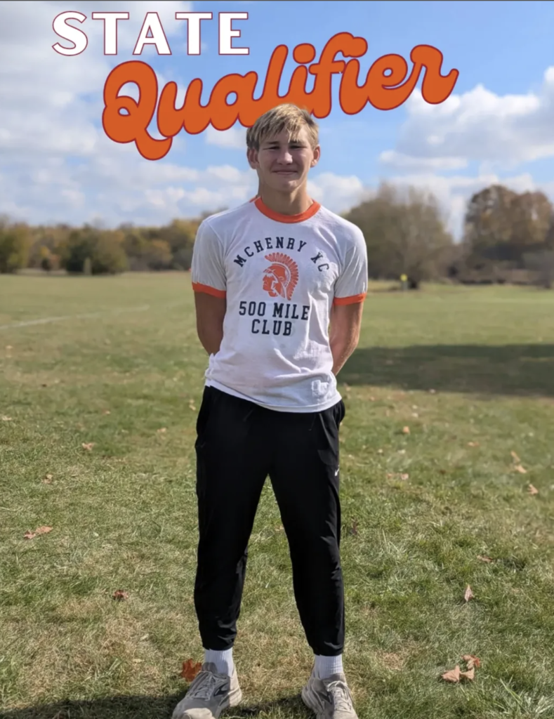 Myles Wagner qualified for state at cross country sectionals