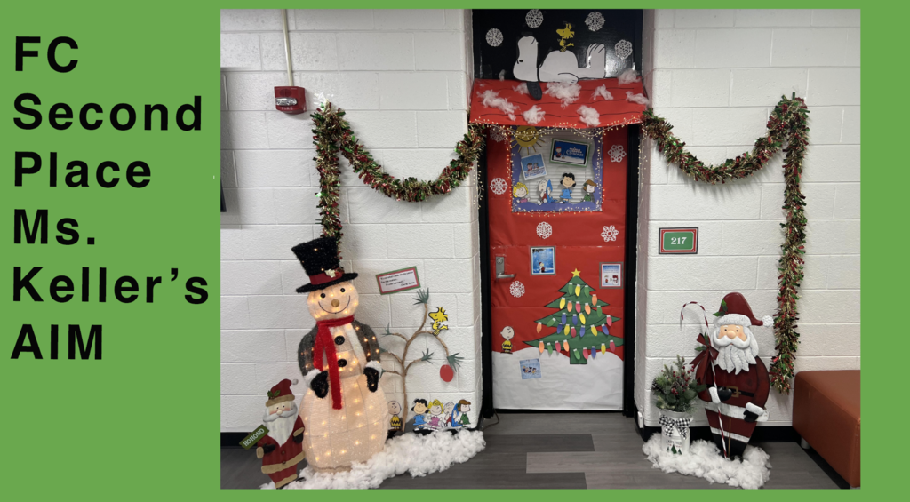 FC Second Place Ms. Keller's AIM Snoopy and Snowman and Santa