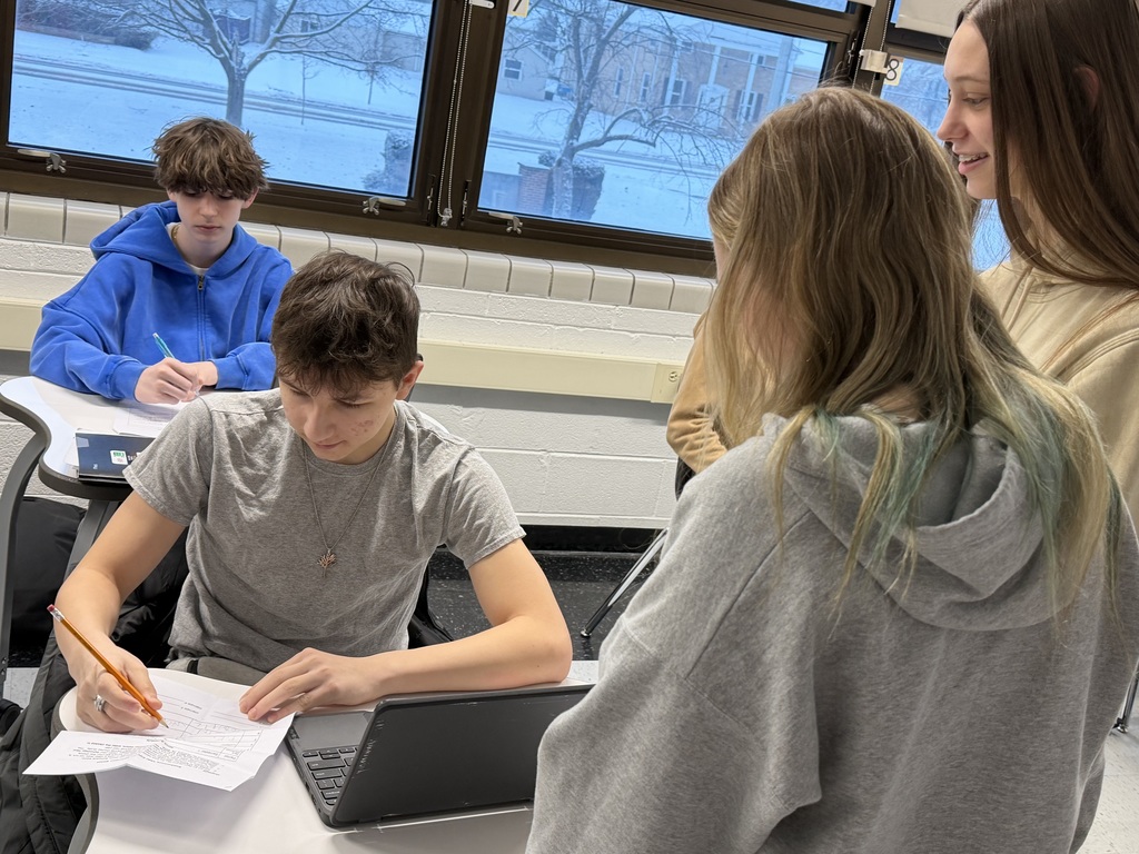 Students helping other students