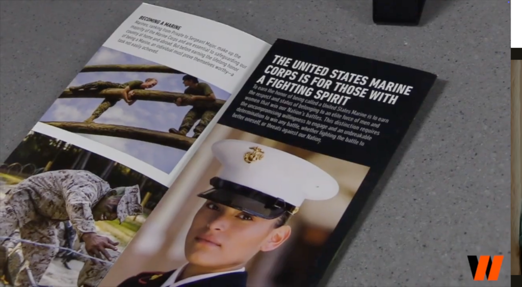 Marine Corps brochure