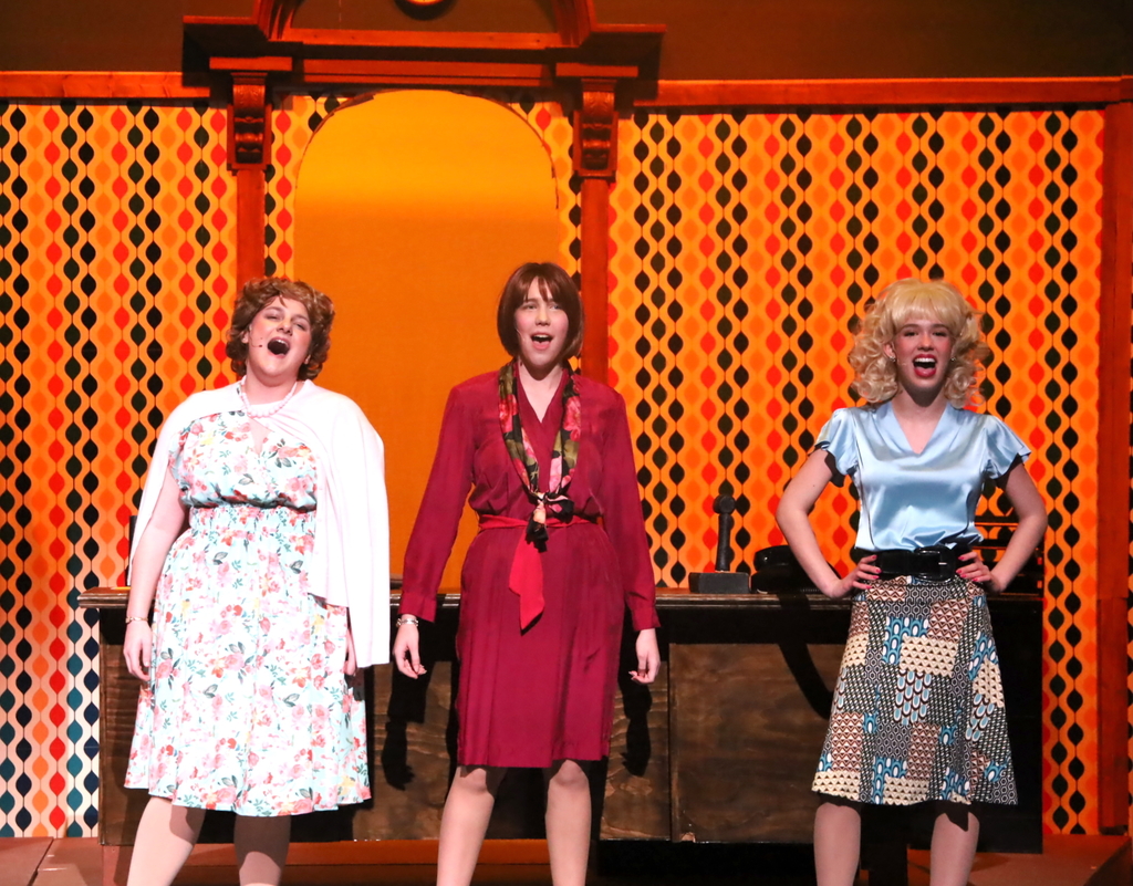 Three women characters 