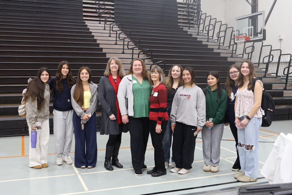 Some students posing with Northwestern medicine
