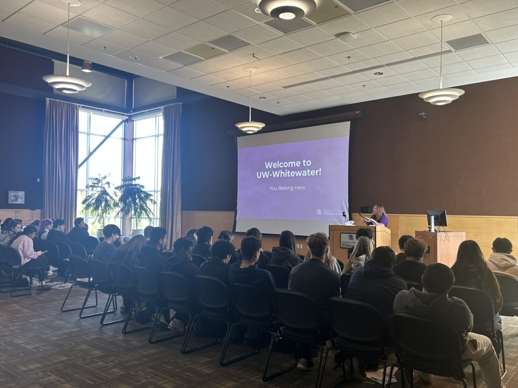 Sophomore AVID students visit UW-Whitewater on April 28