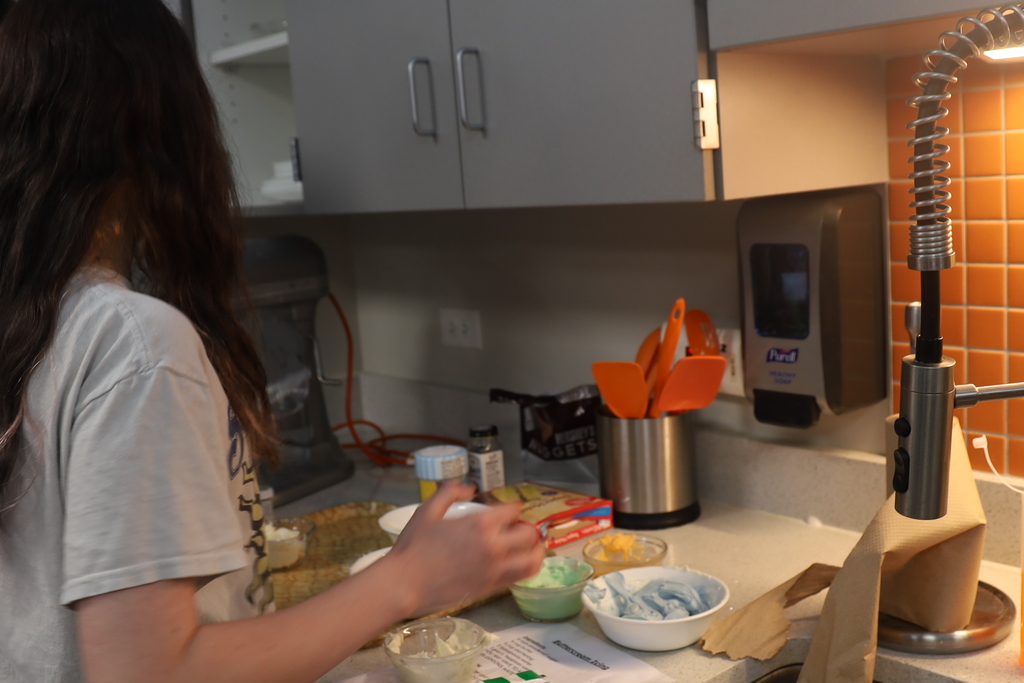 Student making fosting
