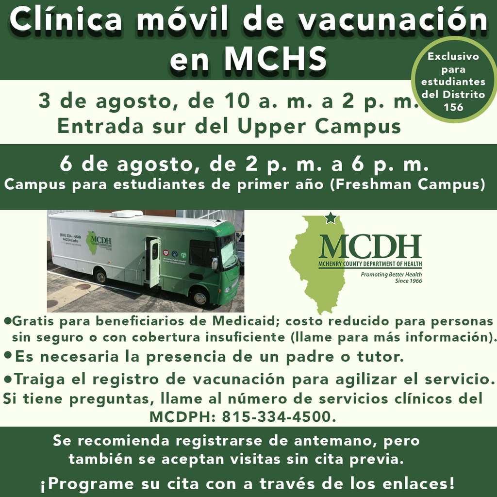 Mobile health clinic visits MCHS Aug. 3 and Aug. 6 for vaccination clinics