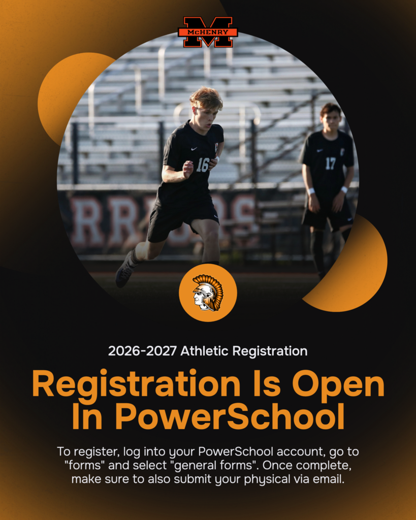 Athletic registration for the 2026-2027 school year is now open! 