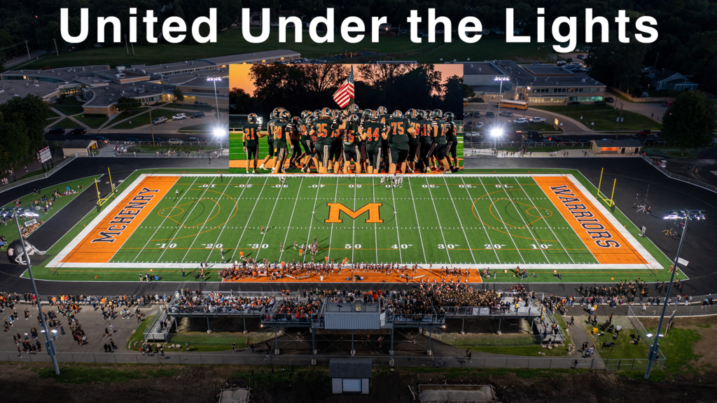 Photo of football field to promoted United Under the Lights