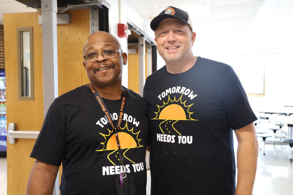 Stanley and Dave in Tomorrow NEeds you shirts