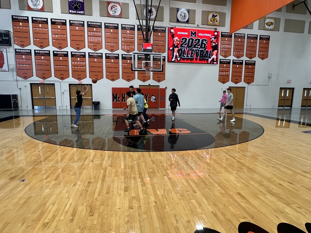 Special Olympics athletes were joined by other basketball players to work on skills together