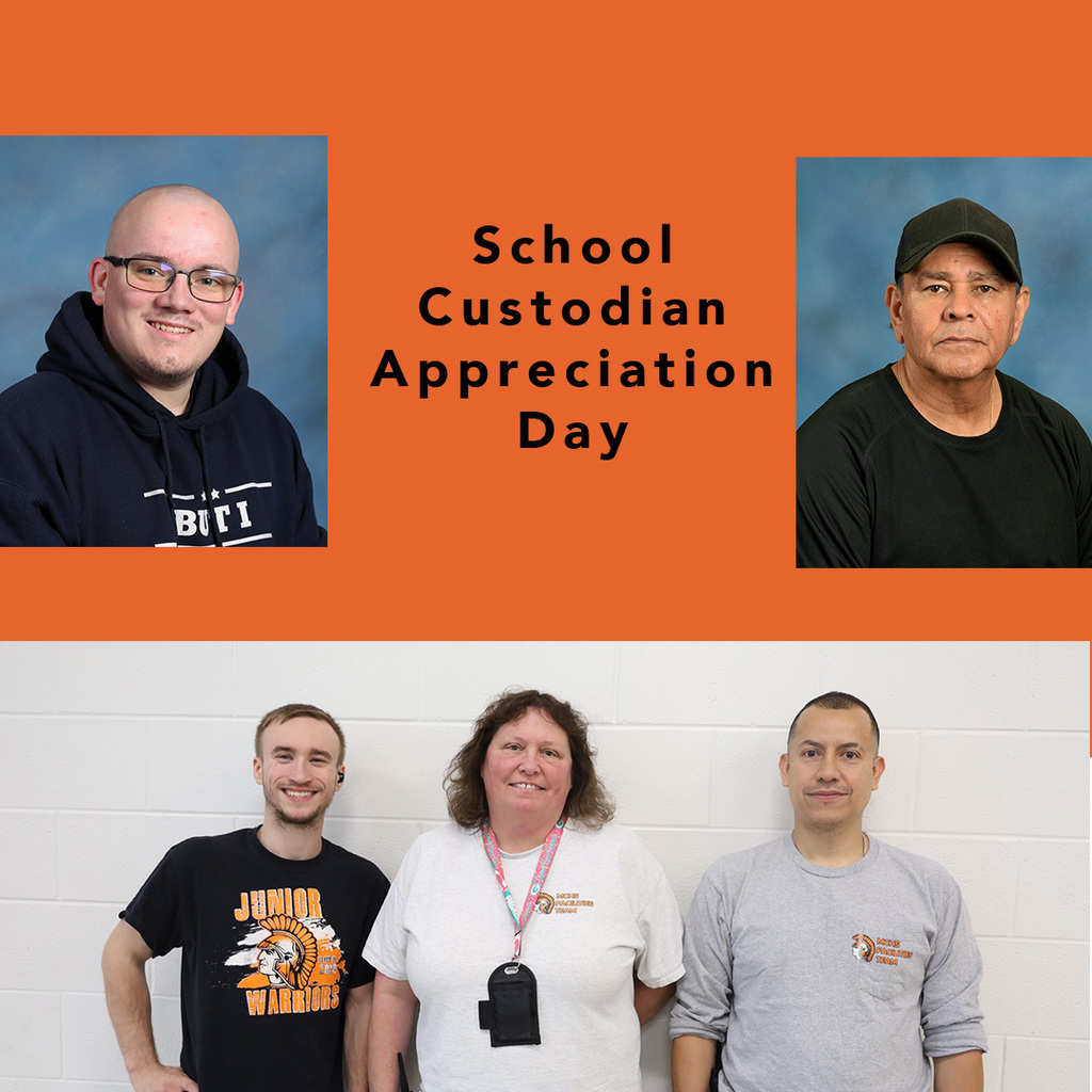 School Custodian Appreciation Day photos of five custodians