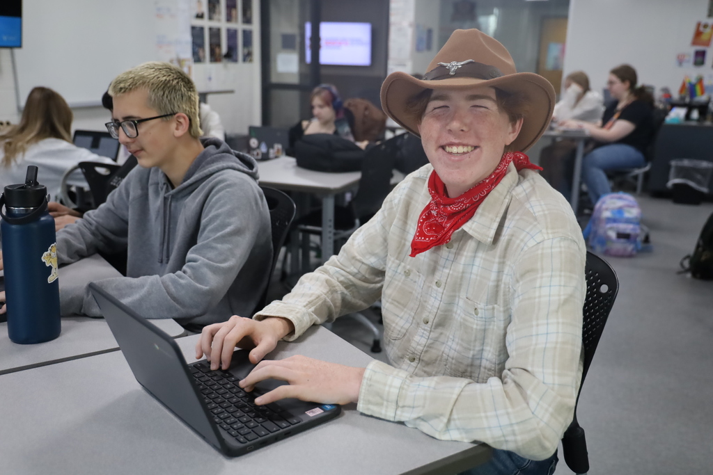 Studentsin western wear