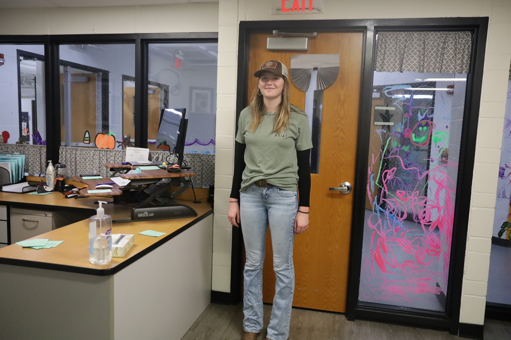 Student in western wear