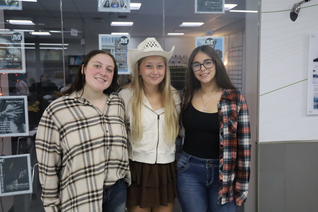 Students in western wear