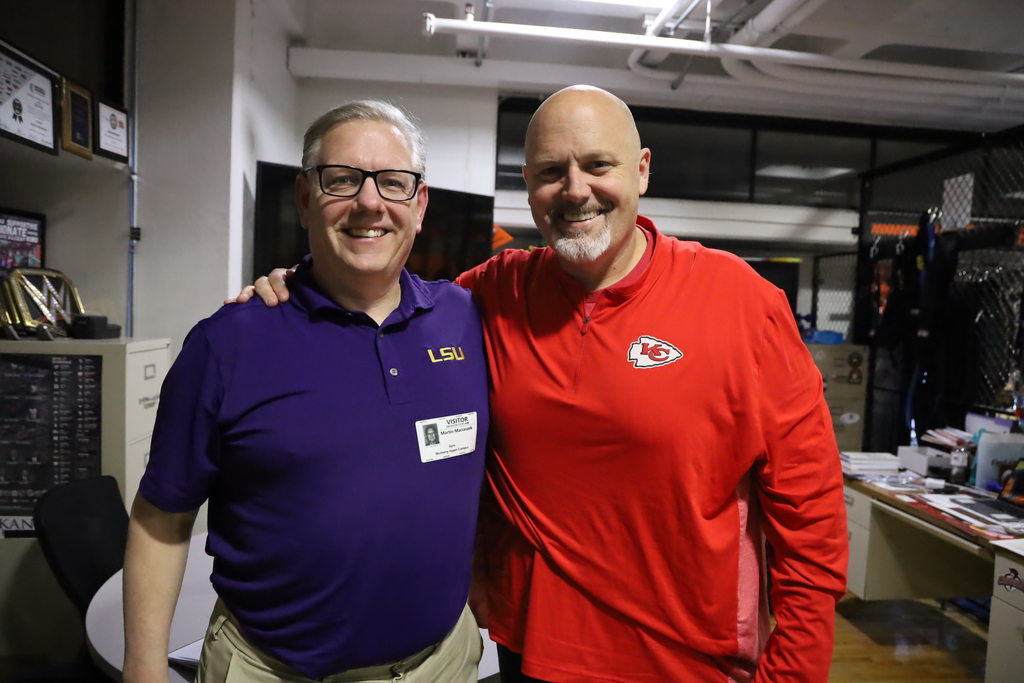 Marty Maciaszek and John Beerbower smiling together