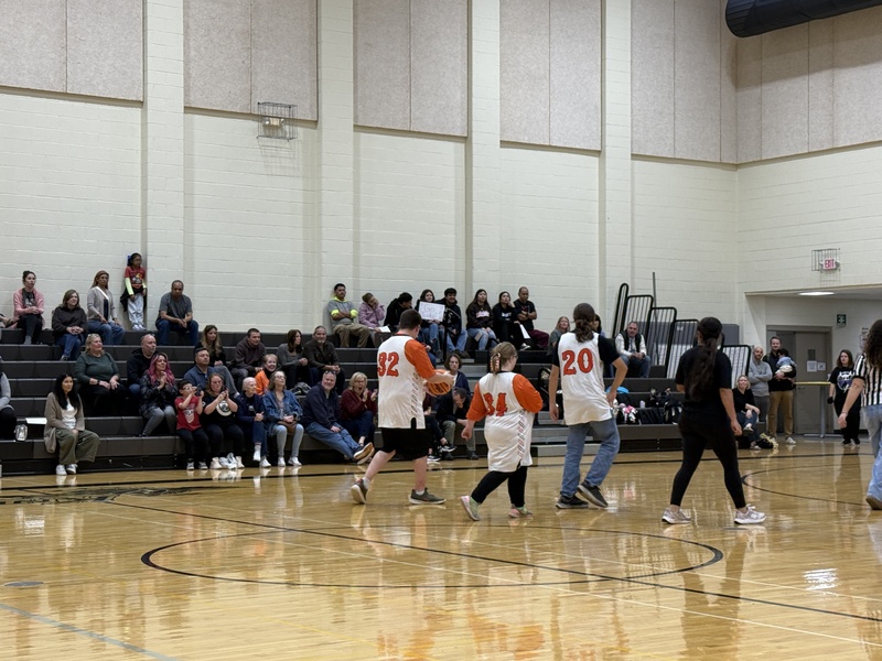 MCHS Special Olympics athletes played in a unified practice game at Grayslake North