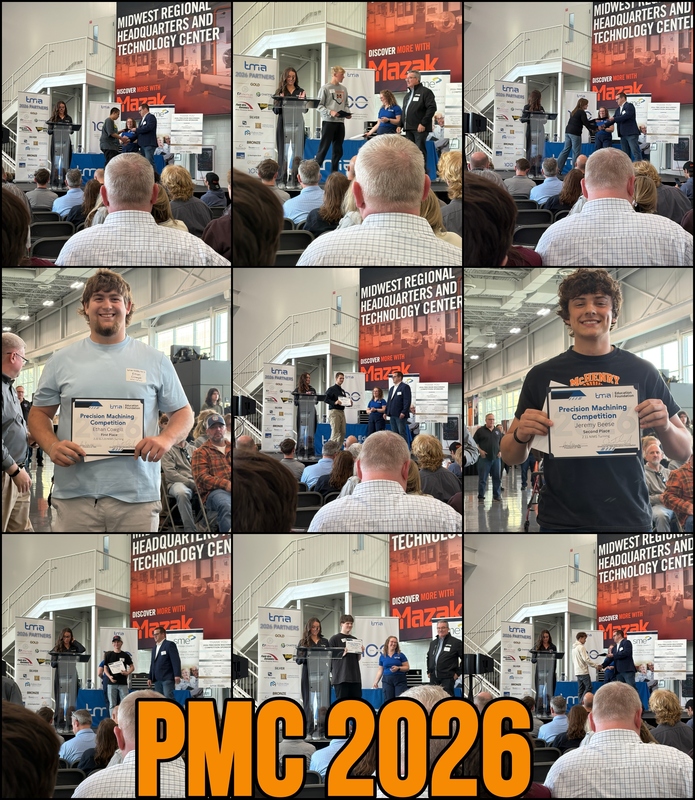 Nine MCHS students earned top three honors in the precision machining competition