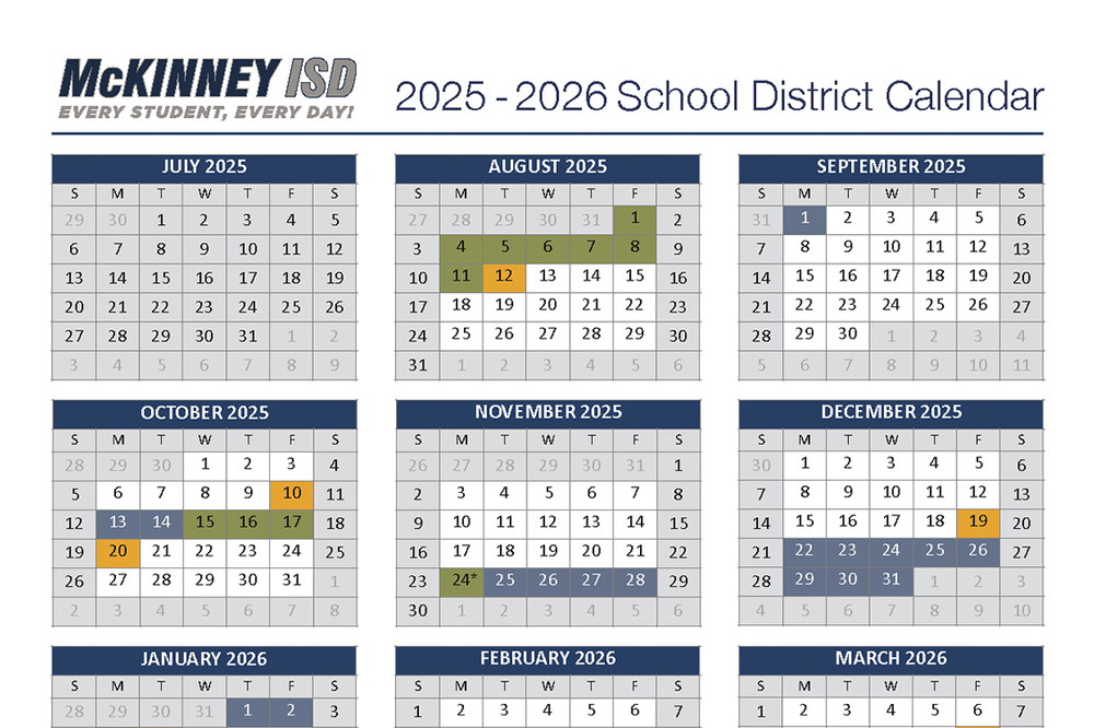 MISD 2025–2026 Academic Calendar Approved by Board, Now Available Online | Dowell Middle School