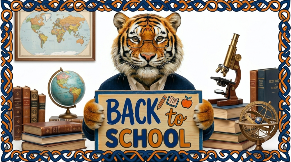 Back to School Tiger