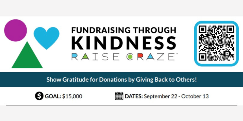 Press Elementary Raise Craze, Fundraising Through Kindness, September 22 - October 13th