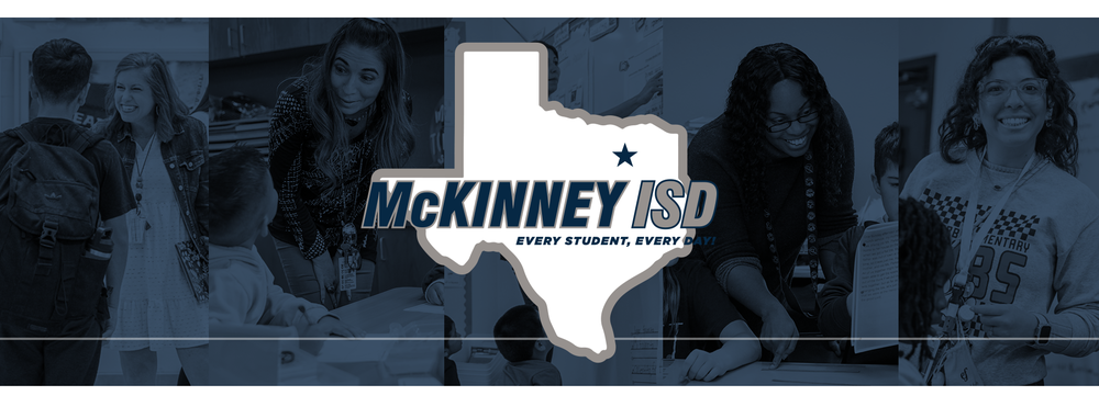 collage of teacher images from left to right in blue with white MISD logo on top