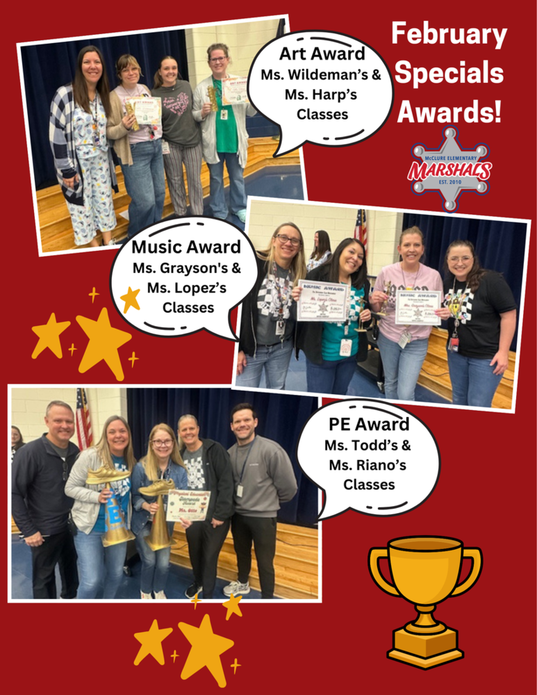 February Specials Award Winners