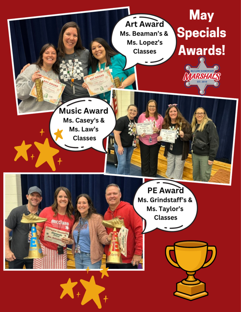 May Specials Awards