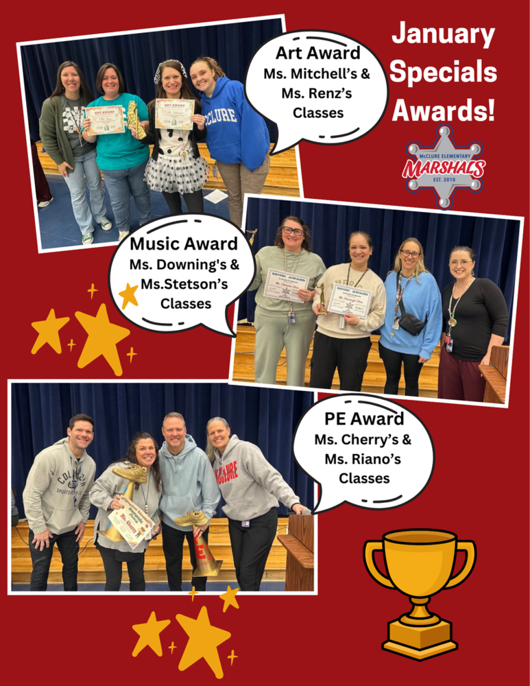 January Specials Awards