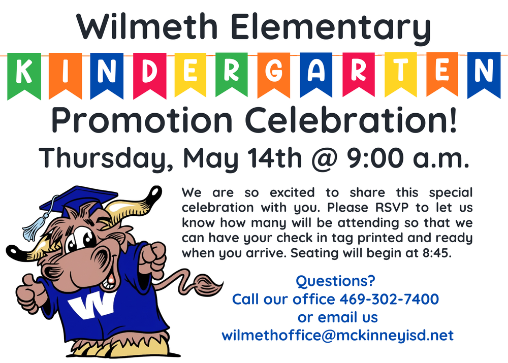 Wilmeth Kindergarten Promotion