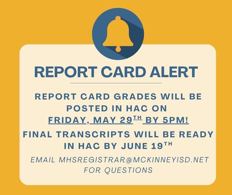 REPORT CARD ALERT