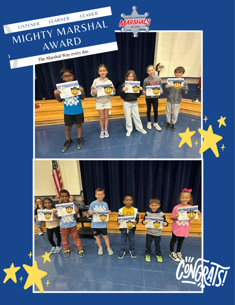 February Mighty Marshal Awards