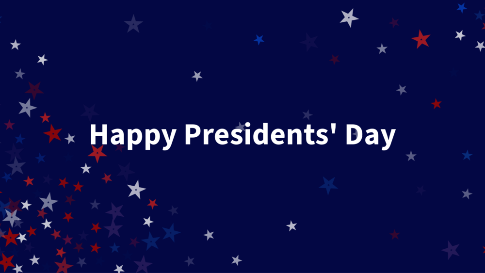 Presidents day background