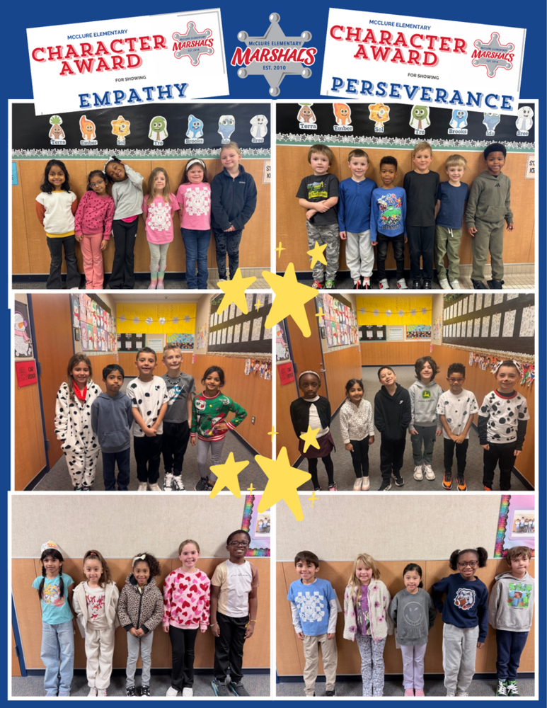 Character Award Winners