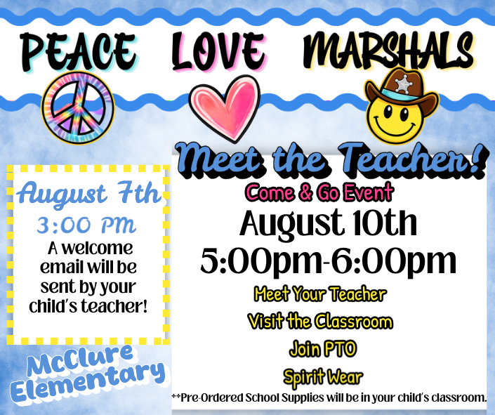 McClure Meet The Teacher