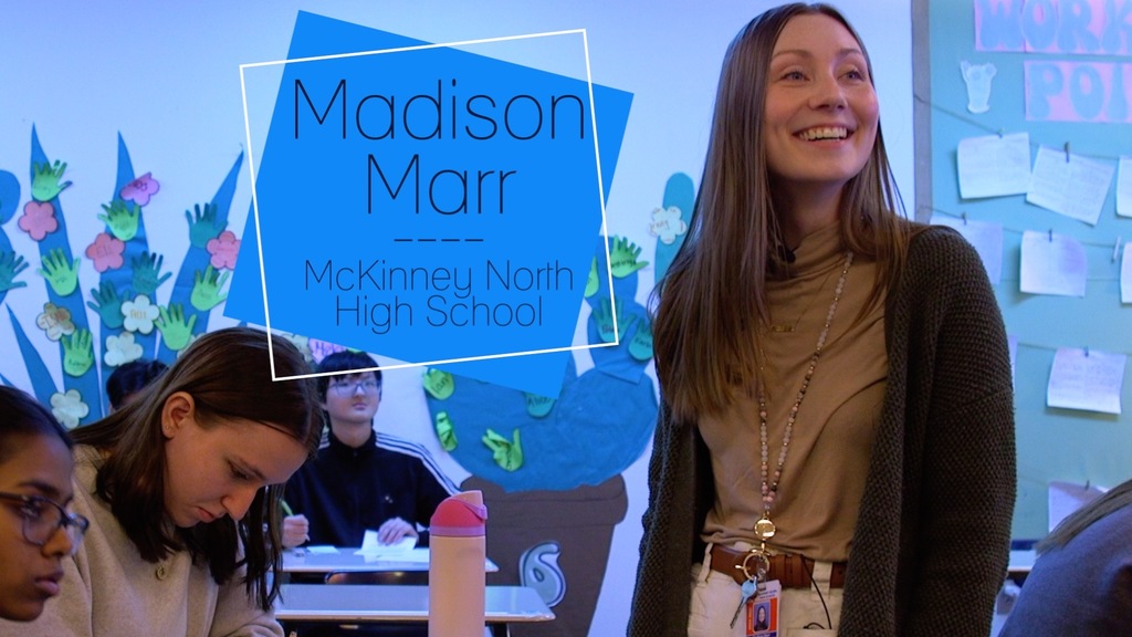 Madison Marr – 2025 McKinney North High School Teacher of the Year