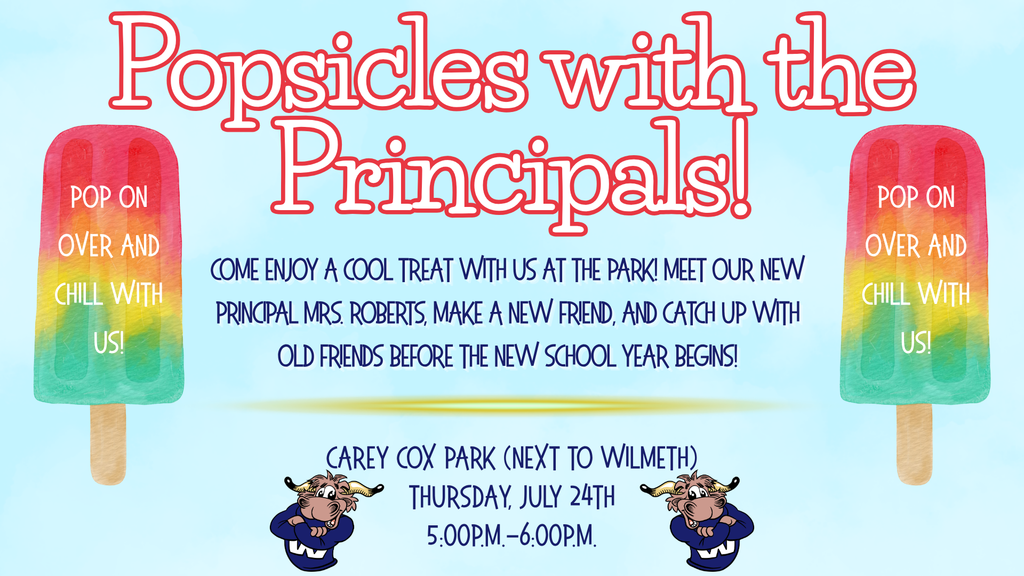 popsicles with the principals!