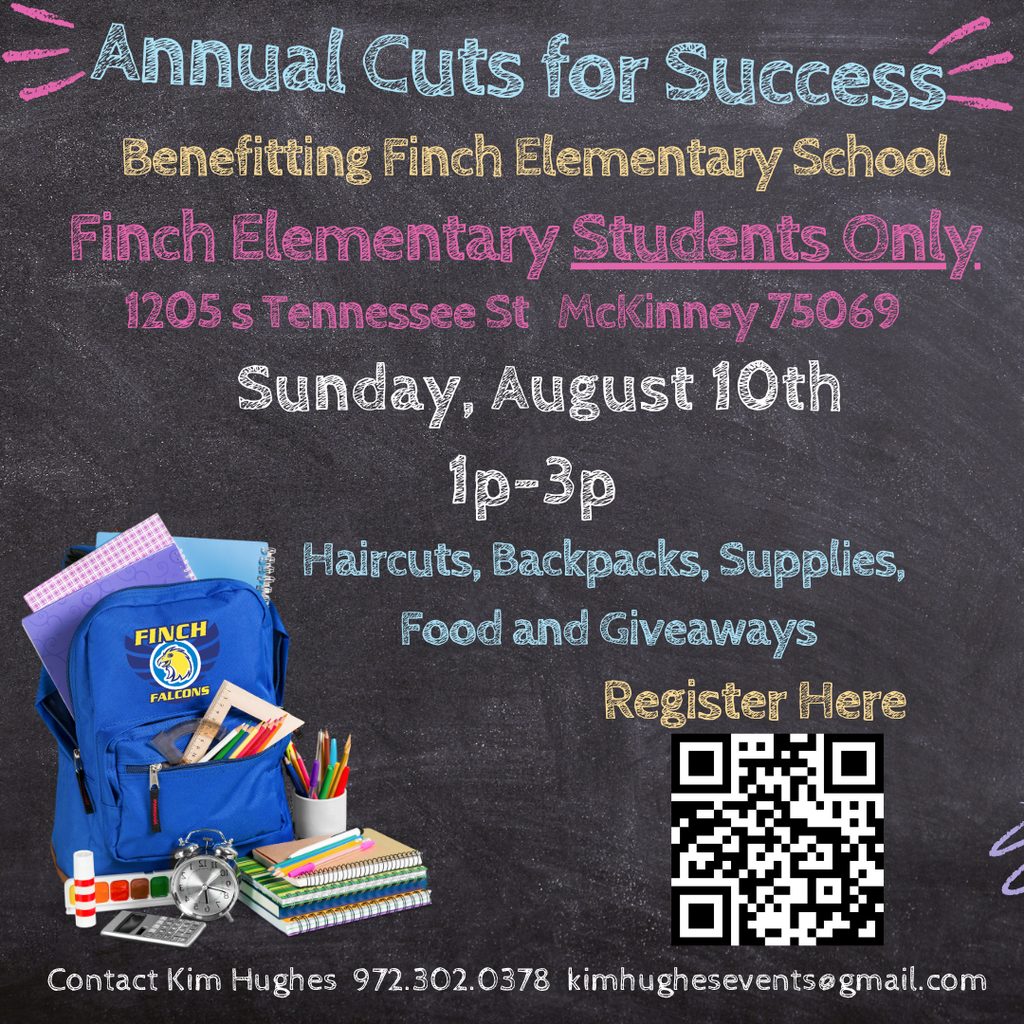 cuts for success, sunday august 10 from 1-3pm