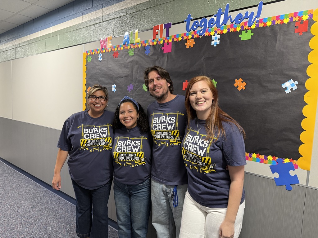 Burks staff at Meet the Teacher Night