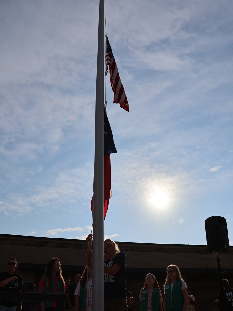 3rd annual flag raising