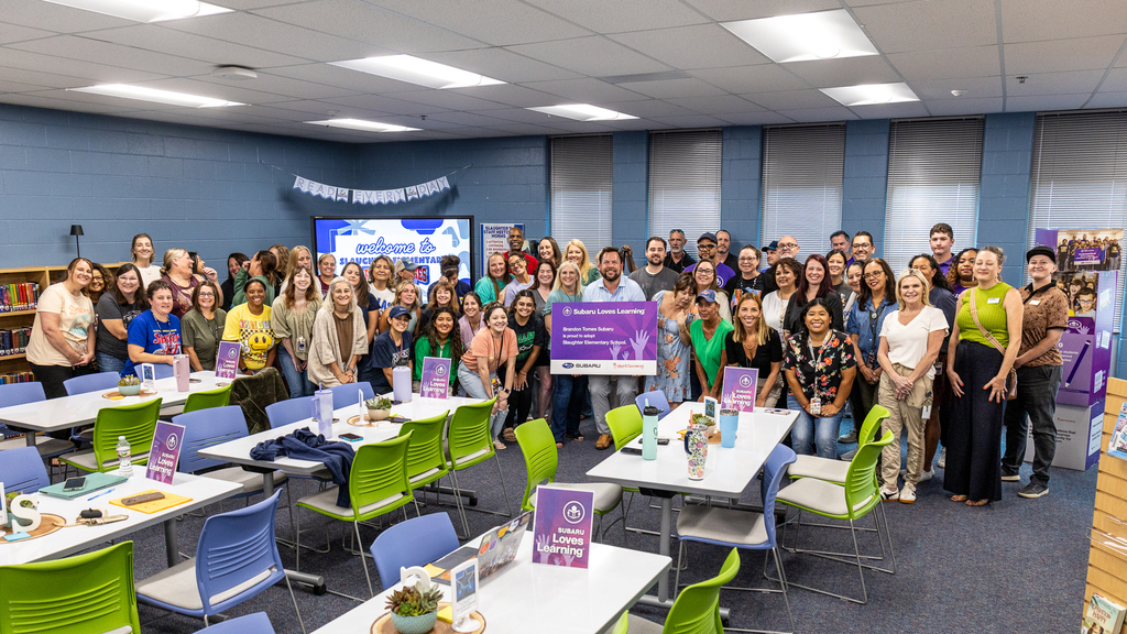 group photo in the library